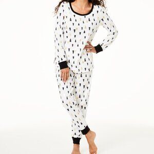 Family Pajamas Matching Tree-Print Pajama Set, XL NWT